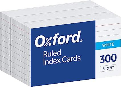 oxford ruled index cards  oxford b00fx4vaes