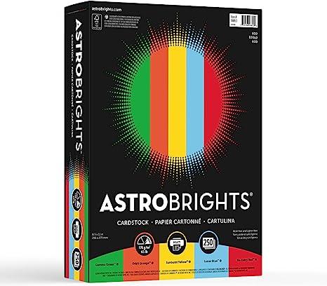 neenah astrobrights color card 8 1 2 x 11 pack of 250 sheets 98853 neenah b0797zvwmv