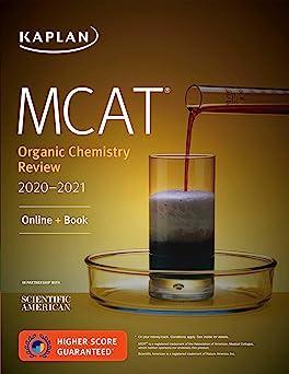 mcat organic chemistry review online book 2020-2021 1st edition kaplan test prep 1506248780, 978-1506248783