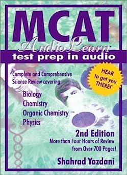 AudioLearn  Test Prep In Audio MCAT Biology Chemistry Organic Chemistry Physics