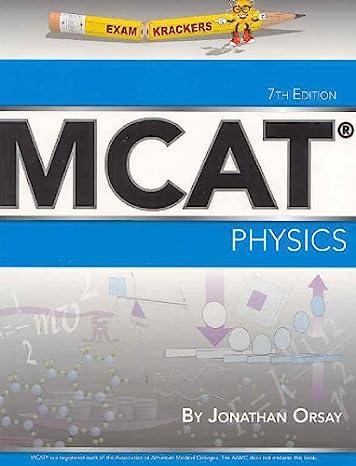 examkrackers mcat physics 7th edition jonathan orsay 1893858456, 978-1893858459