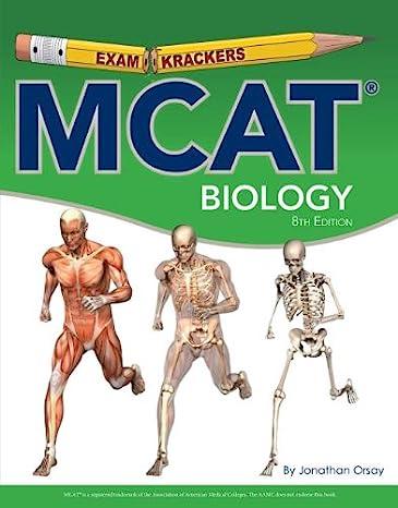 mcat biology 8th edition jonathan orsay 1893858626, 978-1893858626