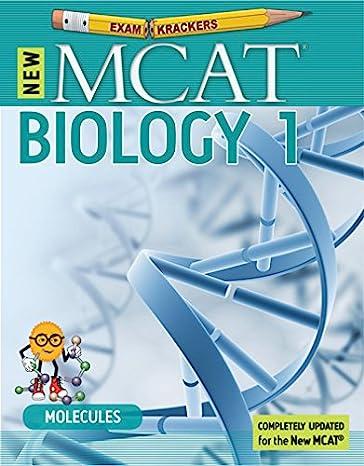 examkrackers mcat biology 1 molecules 1st edition jonathan orsay 1893858723, 978-1893858725