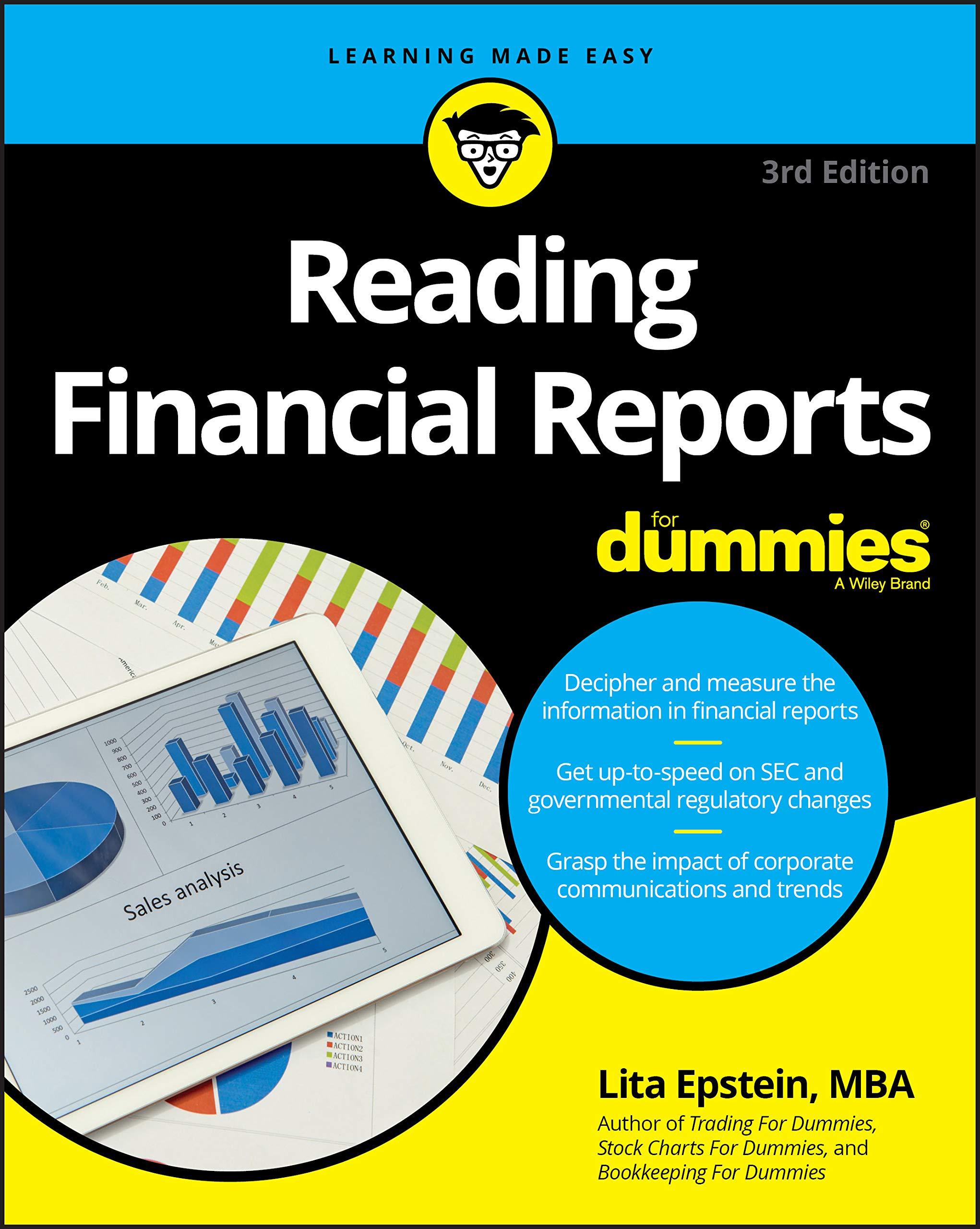 reading financial reports for dummies 3rd edition lita epstein 1119543959, 978-1119543954