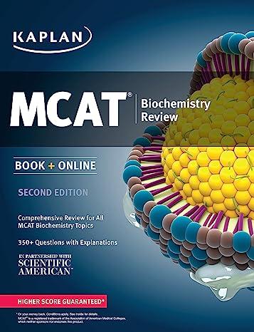 mcat biochemistry review book online 2nd edition kaplan 1625231253, 978-1625231253