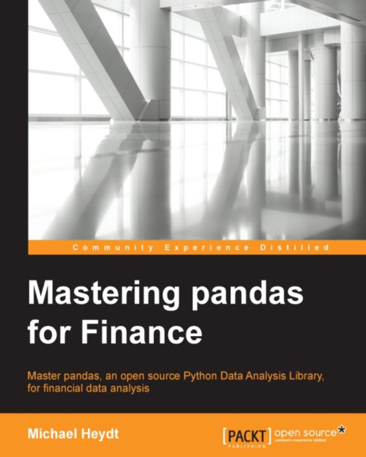mastering pandas for finance 1st edition michael heydt 1783985100, 978-1783985104