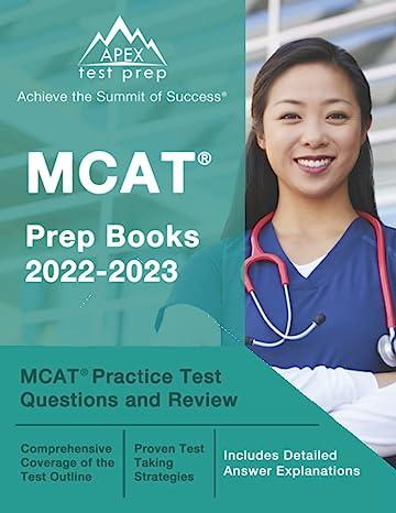 mcat prep books mcat practice test questions and review 2022-2023 1st edition joshua rueda 1637757395,