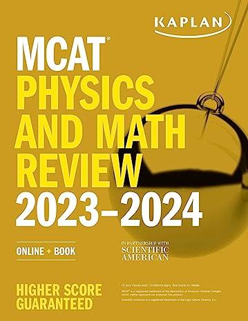 mcat physics and math review online book 2023-2024 2023 edition kaplan test prep 150628311x, 978-1506283111