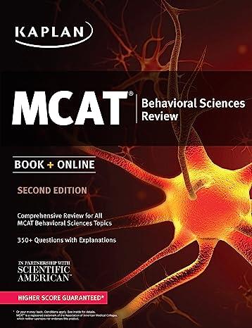 mcat behavioral sciences review book online 2nd edition kaplan 1625231261, 978-1625231260