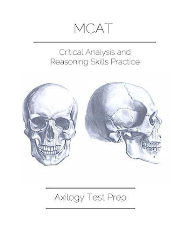mcat critical analysis and reasoning skills practice 1st edition amareen dhaliwal 1534806563, 978-1534806566