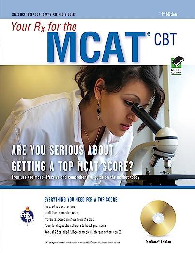 your rx for the mcat cbt are you serious about getting a top mcat score 7th edition susan van arnum phd