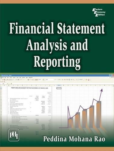 financial statement analysis and reporting 1st edition peddina mohana rao 8120339495, 978-8120339491