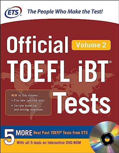 official toefl ibt tests 5 more real past toefl tests from ets volume 2 1st edition mcgraw-hill education