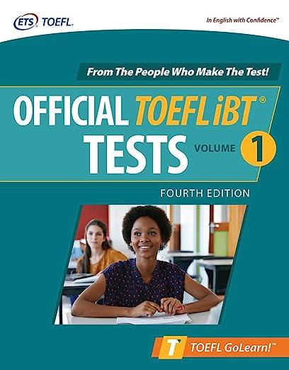 official toefl ibt tests volume 1 4th edition educational testing service 126047335x, 978-1260473353