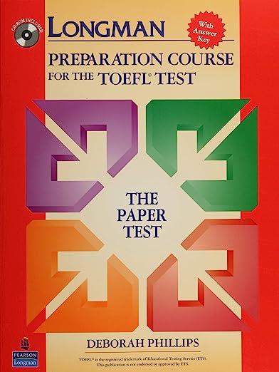 longman preparation course for the toefl test the paper test 1st edition deborah phillips 0131408836,
