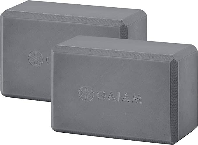 gaiam essentials yoga block supportive set of 2  ‎gaiam essentials b075w63k67