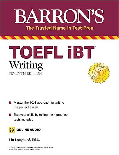 barrons toefl ibt writing 17th edition lin lougheed ph.d 1506270719, 978-1506270715
