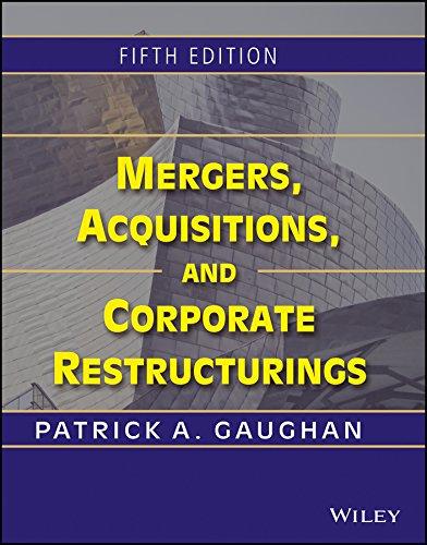 mergers acquisitions and corporate restructurings 5th edition patrick a. gaughan 8126531665, 978-8126531660