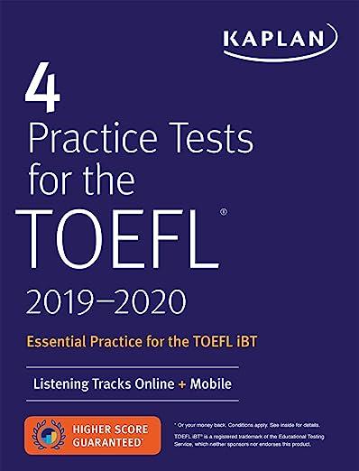 4 practice tests for the toefl essential practice for the toefl ibt listening tracks online mobile 2019-2020