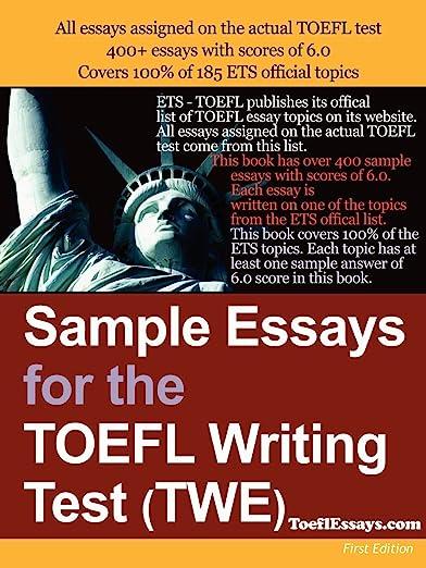 sample essays for the toefl writing test twe 1st edition anonymous 1411607740, 978-1411607743