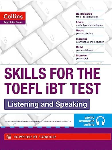 skills for the toefl ibt tests listening and speaking 1st edition collins uk 0007460600, 978-0007460601