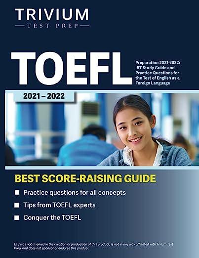 preparation ibt study guide and practice questions for the test of english as a foreign language best score