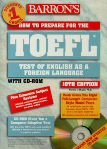 barrons how to prepare for the toefl test of english as a foreign language 10th edition pamela j. sharpe