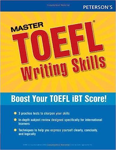master toefl writing skills boost your toefl ibt score 1st edition arco 0768923298, 978-0768923292