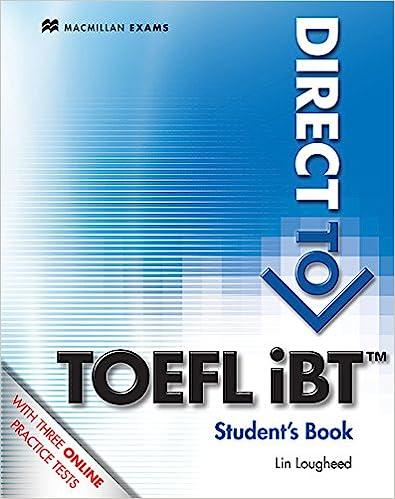 direct to toefl ibt student book 1st edition l. lougheed 0230409911, 978-0230409910