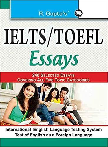ielts/toefl essays 248 selected essays coverning all five topic categories 1st edition dr mohd elias