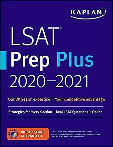 lsat prep plus strategies for every section real lsat questions online 2020-2021 2020 edition kaplan test