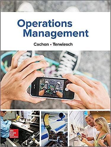 operations management 1st edition gerard cachon, christian terwiesch 1259142205, 978-1259142208