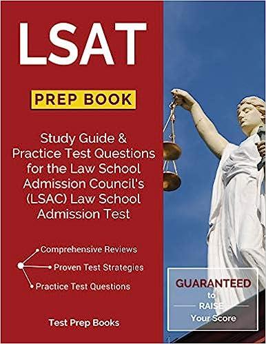 lsat prep book study guide and practice test questions for the law school admission councils lsac law school