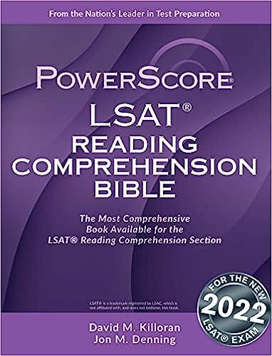 the power score lsat reading comprehension bible the most comprehensive book available for lsat logic games