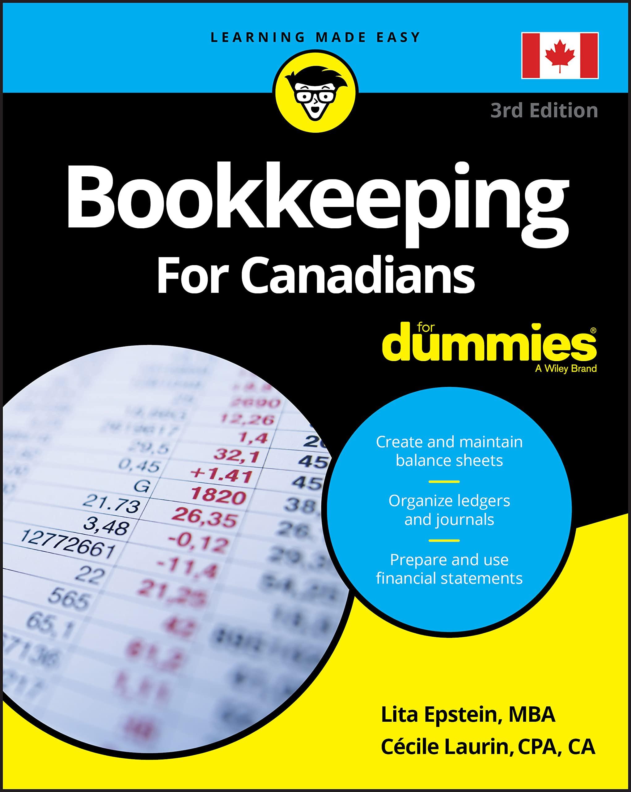 bookkeeping for canadians for dummies 3rd canadian edition lita epstein, cecile laurin 1119522137,