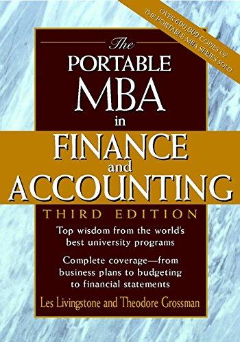 the portable mba in finance and accounting 3rd edition john leslie livingstone, theodore grossman 0471061859,