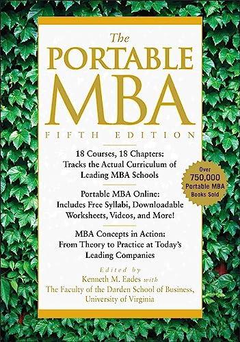 the portable mba 5th edition kenneth m. eades, timothy m. laseter, ian skurnik, peter l. rodriguez, lynn a.