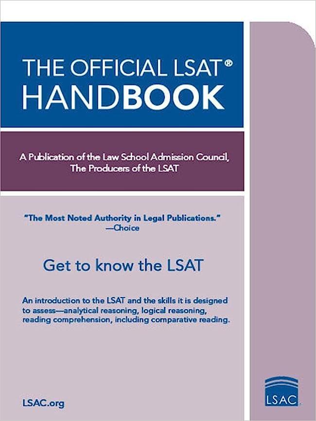 the official lsat handbook get to know the lsat 1st edition law school admission council 0982148755,