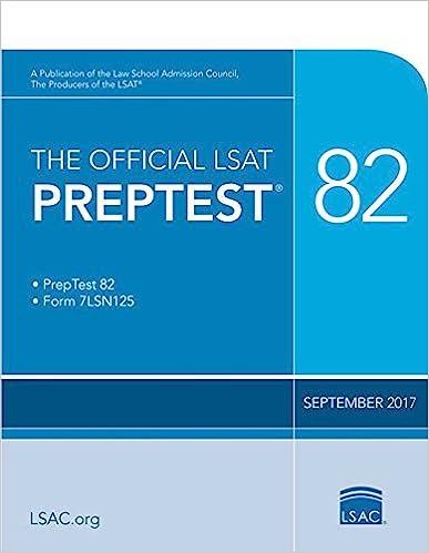the official lsat prep test 82 2017 edition law school admission council 0998339741, 978-0998339740