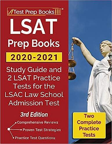 lsat prep books study guide and 2 lsat practice tests for the lsac law school admission test 2020-2021 3rd