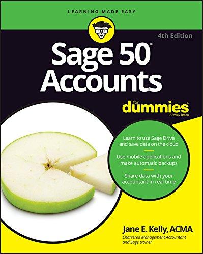sage 50 accounts for dummies 4th edition jane e. kelly 1119214157, 978-1119214151