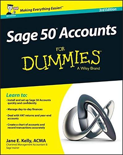 sage 50 accounts for dummies 3rd edition jane e. kelly 1119052300, 978-1119052302