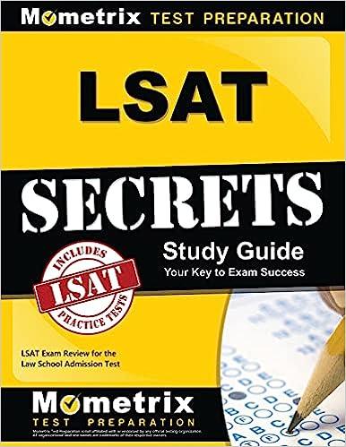 lsat secrets study guide your key to exam success 1st edition lsat exam secrets test prep team 1621202798,