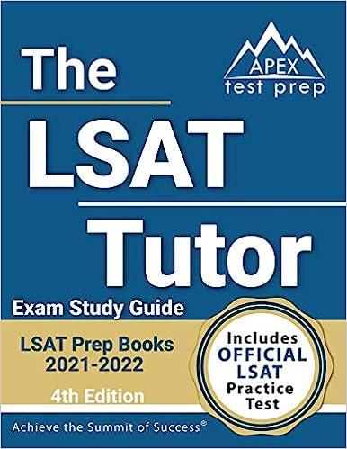 the lsat tutor exam study guide lsat prep books includes official last practice test 2021-2022 4th edition