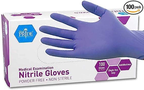 medpride powder free nitrile exam gloves mpr-50506 medpride b00gs8vike