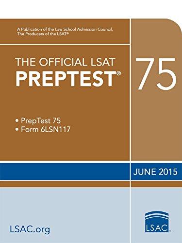 the official lsat prep test 75 2015 edition law school admission council 0990718697, 978-0990718697
