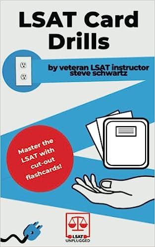 lsat card drills by veteran lsat instructor steve schwartz 1st edition steve schwartz b0bb62nxc8,