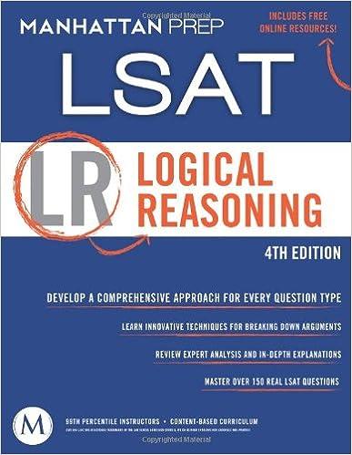 lsat lr logical reasoning 4th edition manhattan prep 193770775x, 978-1937707750