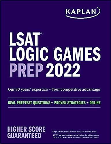 lsat logic games prep real preptest questions proven strategies online 2022 2022 edition kaplan test prep