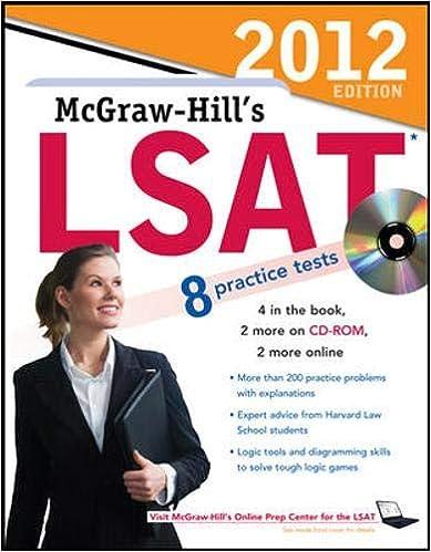lsat with 8 practice test 2012 2012 edition curvebreakers 0071763546, 978-0071763547